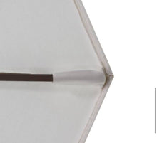 7-1/2 ft. Aluminum Push Tilt Patio Market Umbrella in Terrace Adobe Olefin, Red/Marron! (NEW)