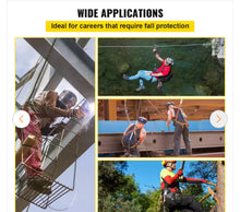 50 ft. Fall Protection Rope Polyester Roofing Rope Climbing Lanyard CE Compliant Fall Arrest Protection Equipment- NEW