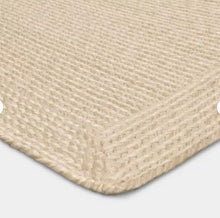 7'x10' Natural Woven Rectangular Braided Outdoor Area Rug Cream/Beige!(NEW - DARK SPOT)