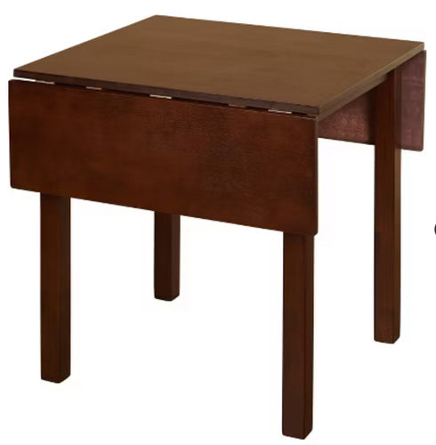 Buylateral Austin Compact Solid Wood Drop Leaf Extendable Dining Table Espresso! (NEW IN BOX - DINING TABLE ONLY)