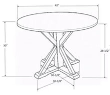 42" Litchfield Round Dining Table - Threshold! (NEW - TABLE ONLY)
