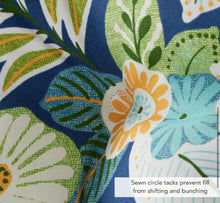 Marlow Floral Rectangle Outdoor Bench Cushion, 2Pc!