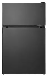 Vissani 3.1 cu. ft. 2 Door Mini Refrigerator in Black with Freezer, ENERGY STAR! (NEW IN BOX)
