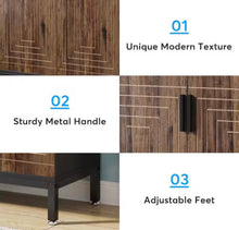 37 in. H x 31 in. W Brown MDF Shoe Storage Cabinet, 5-Tier Modern Shoe Racks, 20-Pairs for Closet, Living Room, Bedroom! (NEW IN BOX)