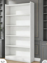 WHITE 6-TIER BOOKCASE, WHITE! (NEW IN BOX)
