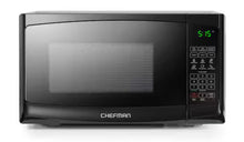 Chefman 0.7 cu. ft.Countertop Microwave in Black with Presets, Power Levels, Mute, 30 Seconds, Eco Mode, Child lock, 700 Watts! (NEW IN BOX)