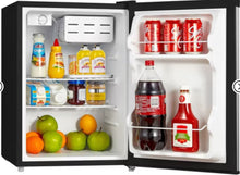 Midea 2.4 cu ft Compact Refrigerator: Energy Star Certified Dorm Fridge, Freestanding, Silver, Reversible Door! (BRAND NEW)