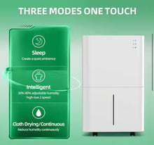 Bublue 50 pt. 4,000 sq. ft. Dehumidifier for Home in. White, with 1 Gal Bucket, Air purification function, Auto Defrost! (NEW IN BOX)