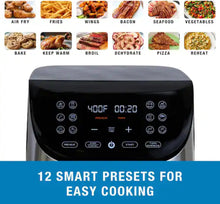 Kenmore 8 Qt. Silver Air Fryer with Digital Touch Screen, 12-Cooking Presets!! NEW IN BOX!!