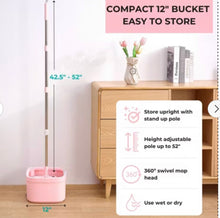 True & Tidy True Clean Spin Mop and Bucket System: Microfiber Cleaning Tools for Household Floor Maintenance! (NEW)