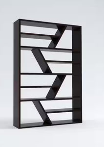 70.75 in. Espresso Wood 12-shelf Accent Bookcase with Open Back! (NEW IN BOX)