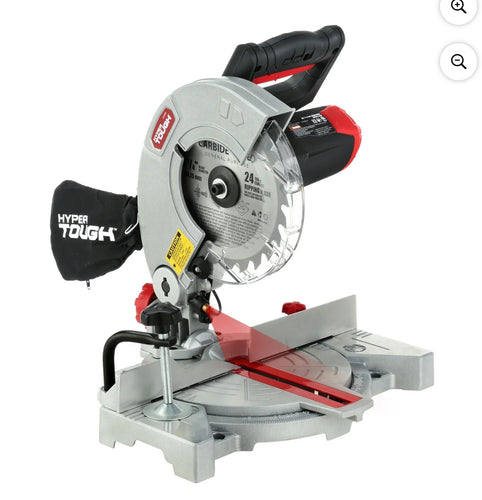 Hyper Tough 9A 7-1/4 inch Corded Compound Miter Saw, Like New Condition