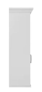 Home Decorators Collection Ashburn 24 in. W x 8 in. D x 27 in. H Bathroom Storage Wall Cabinet in White!! NEW IN BOX!!