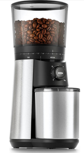 OXO Brew Conical Burr Coffee Grinder , Silver!! NEW IN BOX!!