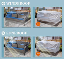 73.2 in. L x 37 in. W x 34 in. H Beige Patio Furniture Cover! (NEW IN BOX)