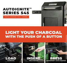 Masterbuilt AutoIgnite Series 545 Digital Charcoal Grill and Smoker in Black!! BRAND NEW(HANDLE BROKE OFF DURING SHIPPING)!!