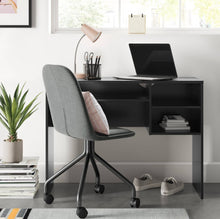 Room Essentials Student Writing Desk with Storage, Black!! NEW AND ASSEMBLED!!
