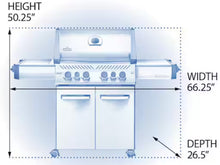 (NATURAL GAS!!) - Napoleon Prestige 500 4-Burner Natural Gas Grill in Stainless Steel with Infrared Side and Rear Burners and Rotisserie Kit! (NEW IN BOX)