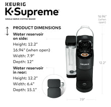 Keurig K-Supreme Single Serve K-Cup Pod Coffee Maker Black!! BRAND NEW!!