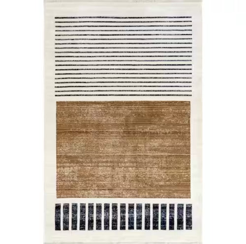 nuLOOM
Keeva Modern Striped Fringe Beige 8 ft. x 10 ft. Area Rug**New**