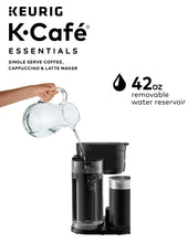Keurig K-Cafe Essentials Single Serve K-Cup Pod Coffee Maker, Black!! NEW IN BOX!!
