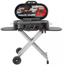 Coleman RoadTrip 285 Standup Portable Propane Grill in Black with Grill + Griddle Bundle!! NEW IN BOX!!
