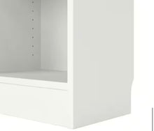 Element 80 in. White Engineered Wood 5-Shelf Standard Bookcase! (NEW IN BOX - MINOR CHIP)
