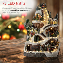 Alpine Corporation Animated Winter Wonderland Set with LED Light and Music!! NEW OUT OF BOX!!