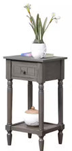 French Country Dark Gray Wirebrush Khloe Accent Table! (NEW IN BOX)