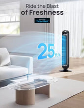 DREO Nomad 36" Quiet Bladeless Oscillating Tower Fan Black/Silver! (NEW)