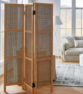 Lomita Rattan Room Divider Natural - Threshold! (BRAND NEW)