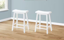 Monarch Saddle Seat 24 in. White Bar Stool, Set of 4!! NEW IN BOXES(2)!!