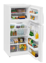 Vissani 18 cu. ft. Top Freezer Refrigerator, Garage Ready in White!! BRAND NEW(MINOR DENT FROM SHIPPING)!!