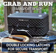 Even Embers Tabletop Portable Charcoal Grill in Black