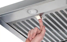 Vissani 30 in. 340 CFM Convertible Under Cabinet Range Hood in Stainless Steel with Electronic Touch Controls! (NEW IN BOX)