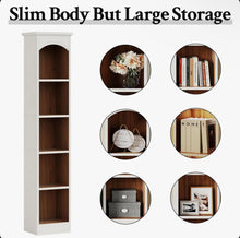 70.86" Modern Farmhouse Bookshelf with Heavy-Duty Frame, Premium High-End Furniture - WE DO NOT SHIP!!