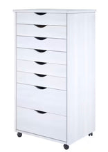 White 6+2 Drawer Wide Roll Cart, White! (NEW IN BOX)