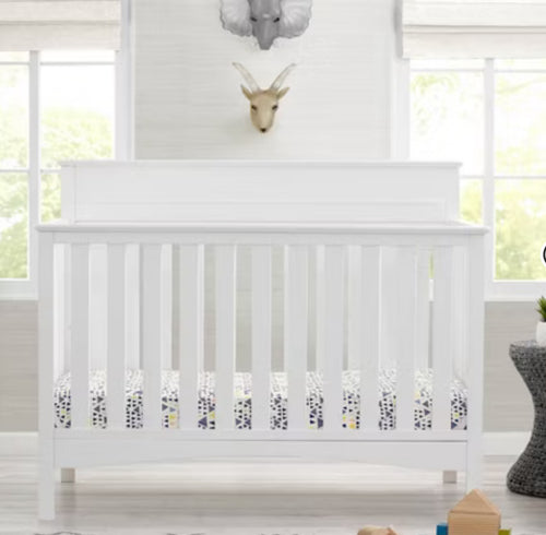 Delta Children Skylar 6-in-1 Convertible Crib, White! (NEW IN BOX)