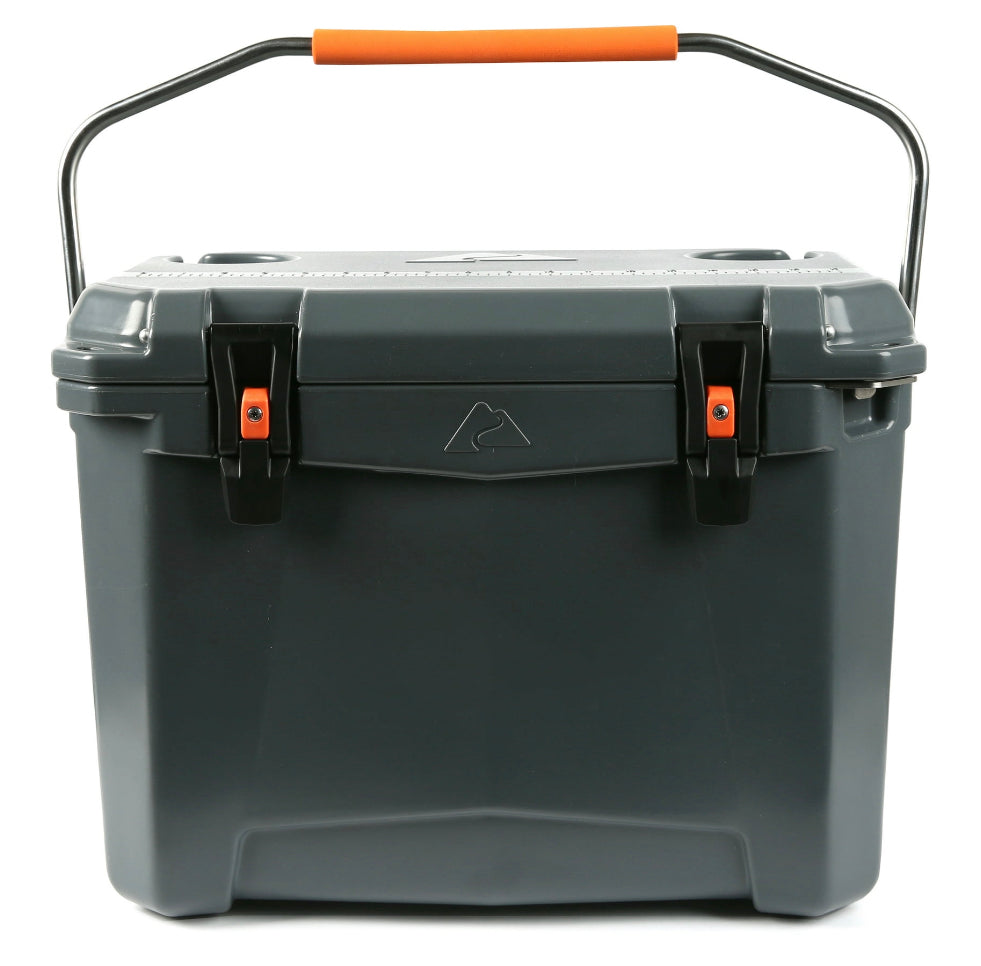 Ozark Trail 26 Quart High Performance Roto-Molded Cooler with Microban, Gray!! NEW OUT OF BOX!!