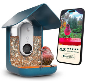 Bird Buddy Outdoor Bird Feeder Kit 9" - Blue!! NEW IN BOX!!