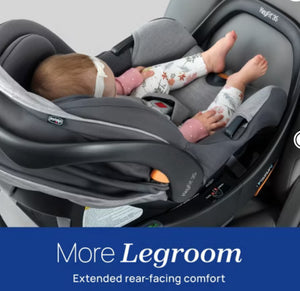 Chicco KeyFit 35 ClearTex FR Chemical Free Infant Car Seat, Shadow! (NEW IN BOX)