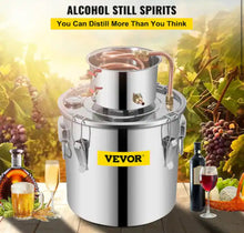 Vevor Alcohol Still 8 Gal. Stainless Steel Water Alcohol Distiller Home Brewing Kit Build-in Thermometer for DIY Wine! (NEW IN BOX)