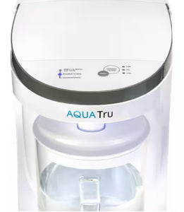 Aqua Tru Carafe AT100 Countertop Water Purifier with Exclusive 4-Stage Reverse Osmosis Technology (No Plumbing Required) No BPA!! NEW IN BOX!!