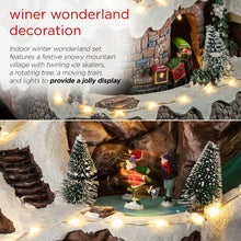 Alpine Corporation Animated Winter Wonderland Set with LED Light and Music!! NEW OUT OF BOX!!