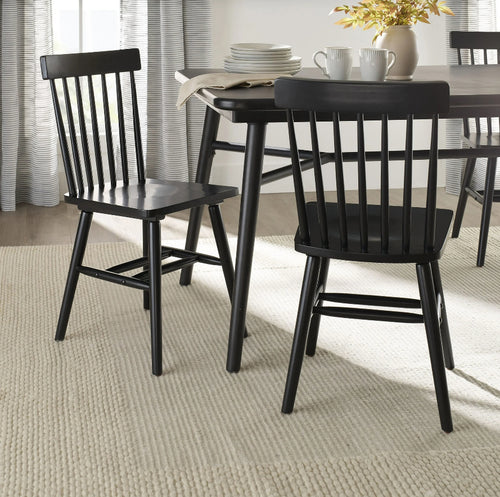 Better Homes & Gardens 4-Pack Indoor Black Gerald Dining Chairs!! NEW IN BOXES(2)!!