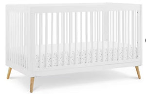 Delta Children Jordan 4-in-1 Convertible Crib, White! (NEW IN BOX)