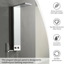 LUXURY RAINFALL SHOWER PANEL SYSTEM WITH MIRROR FINISH!! (NEW IN BOX) 🚿