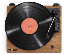 Victrola The Kingfield Bluetooth Record Player Shelf System with Bookshelf Speakers: Belt Drive, 3-Speed, 3.5mm Jack!! NEW IN BOX!!