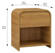 Better Homes & Gardens Juliet Nightstand with USB, Light Honey Finish!! NEW IN BOX!!