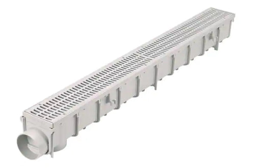 NDS Pro Series 3 in. x 40 in. Plastic Channel Drain Kit with Grate!! NEW!!